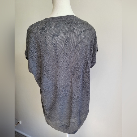 ALL SAINTS Palm Tee Knitted in Gray - Picture 3 of 5